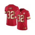 Nike Kansas City Chiefs #32 Spencer Ware Red Men's Stitched NFL Limited Gold Rush Jersey