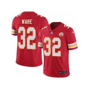 Nike Kansas City Chiefs #32 Spencer Ware Red Men's Stitched NFL Limited Rush Jersey