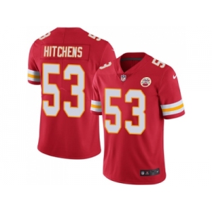 Nike Kansas City Chiefs #53 Anthony Hitchens Red Team Color Men Stitched NFL Vapor Untouchable Limited Jersey