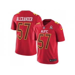 Nike Kansas City Chiefs #57 D.J. Alexander Red Men's Stitched NFL Limited AFC 2017 Pro Bowl Jersey