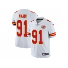 Nike Kansas City Chiefs #91 Derrick Nnadi White Men Stitched NFL Vapor Untouchable Limited Jersey