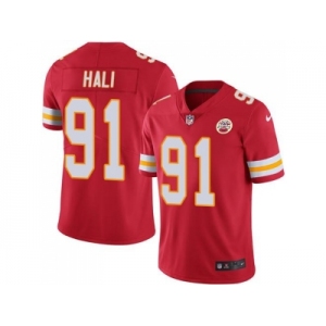 Nike Kansas City Chiefs #91 Tamba Hali Red Men's Stitched NFL Limited Rush Jersey