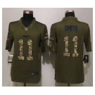 nike nfl jerseys kansas city chiefs #11 smith army green[nike Limited Salute To Service]