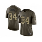 nike nfl jerseys kansas city chiefs #34 knile davis army green[nike Limited Salute To Service]