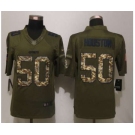 nike nfl jerseys kansas city chiefs #50 houston army green[nike Limited Salute To Service][houston]