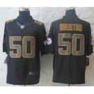 nike nfl jerseys kansas city chiefs #50 houston black[nike impact limited][houston]