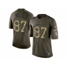 nike nfl jerseys kansas city chiefs #87 kelce army green[nike Limited Salute To Service]