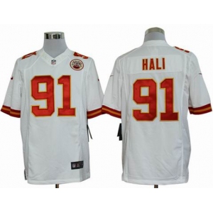 nike nfl jerseys kansas city chiefs #91 hali white[nike limited]