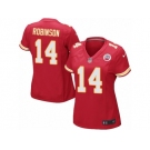 Women Nike Kansas City Chiefs #14 Demarcus Robinson Game Red Team Color NFL Jersey