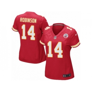 Women Nike Kansas City Chiefs #14 Demarcus Robinson Game Red Team Color NFL Jersey