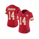 Women Nike Kansas City Chiefs #14 Demarcus Robinson Red Team Color Vapor Untouchable Limited Player NFL Jersey