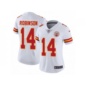 Women Nike Kansas City Chiefs #14 Demarcus Robinson White Vapor Untouchable Limited Player NFL Jersey