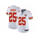 Women Nike Kansas City Chiefs #25 Kenneth Acker White Vapor Untouchable Limited Player NFL Jersey