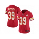 Women Nike Kansas City Chiefs #39 Terrance Mitchell Red Team Color Vapor Untouchable Limited Player NFL Jersey