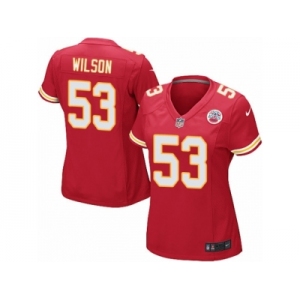 Women Nike Kansas City Chiefs #53 Ramik Wilson Game Red Team Color NFL Jersey