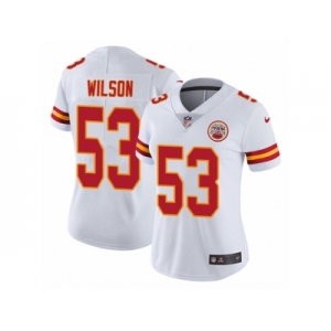 Women Nike Kansas City Chiefs #53 Ramik Wilson White Vapor Untouchable Limited Player NFL Jersey