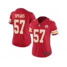 Women Nike Kansas City Chiefs #57 Breeland Speaks Red Team Color Stitched NFL Vapor Untouchable Limited Jersey