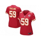 Women Nike Kansas City Chiefs #59 Reggie Ragland Game Red Team Color NFL Jersey