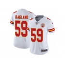 Women Nike Kansas City Chiefs #59 Reggie Ragland White Vapor Untouchable Elite Player NFL Jersey