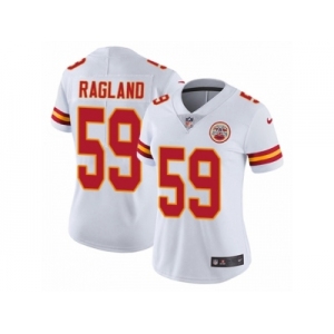 Women Nike Kansas City Chiefs #59 Reggie Ragland White Vapor Untouchable Limited Player NFL Jersey