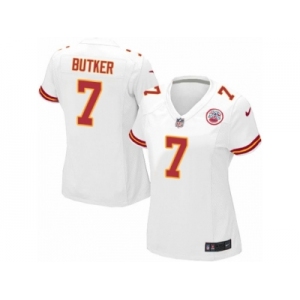 Women Nike Kansas City Chiefs #7 Harrison Butker Game White NFL Jersey