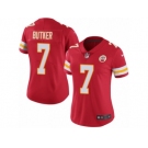 Women Nike Kansas City Chiefs #7 Harrison Butker Red Team Color Vapor Untouchable Limited Player NFL Jersey