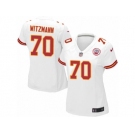 Women Nike Kansas City Chiefs #70 Bryan Witzmann Game White NFL Jersey