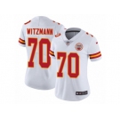 Women Nike Kansas City Chiefs #70 Bryan Witzmann White Vapor Untouchable Limited Player NFL Jersey