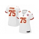 Women Nike Kansas City Chiefs #75 Cameron Erving Game White NFL Jersey