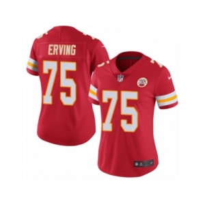 Women Nike Kansas City Chiefs #75 Cameron Erving Red Team Color Vapor Untouchable Limited Player NFL Jersey