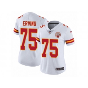 Women Nike Kansas City Chiefs #75 Cameron Erving White Vapor Untouchable Limited Player NFL Jersey
