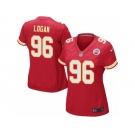 Women Nike Kansas City Chiefs #96 Bennie Logan Game Red Team Color NFL Jersey