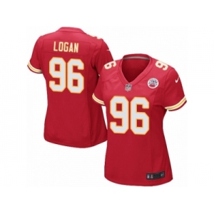 Women Nike Kansas City Chiefs #96 Bennie Logan Game Red Team Color NFL Jersey