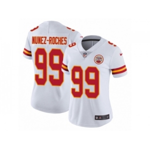 Women Nike Kansas City Chiefs #99 Rakeem Nunez-Roches White Vapor Untouchable Limited Player NFL Jersey