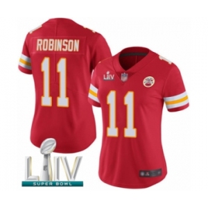 Women's Kansas City Chiefs #11 Demarcus Robinson Red Team Color Vapor Untouchable Limited Player Super Bowl LIV Bound Football Jersey