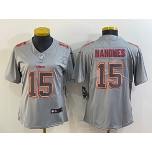 Women's Kansas City Chiefs #15 Patrick Mahomes Atmosphere Fashion Stitched Jersey