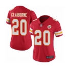 Women's Kansas City Chiefs #20 Morris Claiborne Red Team Color Vapor Untouchable Limited Player Football Jersey