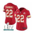 Women's Kansas City Chiefs #22 Juan Thornhill Red Team Color Vapor Untouchable Limited Player Super Bowl LIV Bound Football Jersey