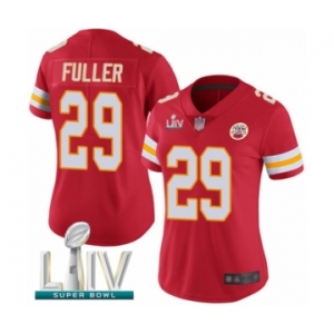 Women's Kansas City Chiefs #29 Kendall Fuller Red Team Color Vapor Untouchable Limited Player Super Bowl LIV Bound Football Jersey