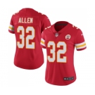 Women's Kansas City Chiefs #32 Marcus Allen Red Team Color Vapor Untouchable Limited Player Football Jersey