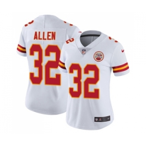 Women's Kansas City Chiefs #32 Marcus Allen White Vapor Untouchable Limited Player Football Jersey