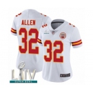 Women's Kansas City Chiefs #32 Marcus Allen White Vapor Untouchable Limited Player Super Bowl LIV Bound Football Jersey