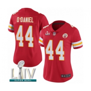 Women's Kansas City Chiefs #44 Dorian O'Daniel Red Team Color Vapor Untouchable Limited Player Super Bowl LIV Bound Football Jersey