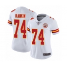 Women's Kansas City Chiefs #74 Martinas Rankin White Vapor Untouchable Limited Player Football Jersey