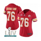 Women's Kansas City Chiefs #76 Laurent Duvernay-Tardif Red Team Color Vapor Untouchable Limited Player Super Bowl LIV Bound Football Jersey