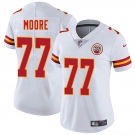 Women's Kansas City Chiefs #77 Jaylon Moore White 2025 Vapor Untouchable Limited Stitched Jersey