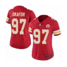 Women's Kansas City Chiefs #97 Alex Okafor Red Team Color Vapor Untouchable Limited Player Football Jersey