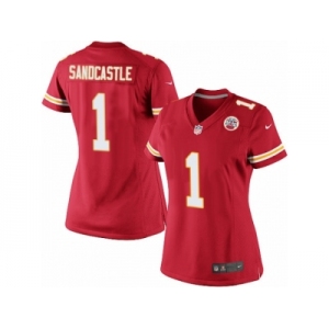 Women's Nike Kansas City Chiefs #1 Leon Sandcastle Limited Red Team Color NFL Jersey