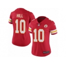 Women's Nike Kansas City Chiefs #10 Tyreek Hill Limited Red Rush NFL Jersey