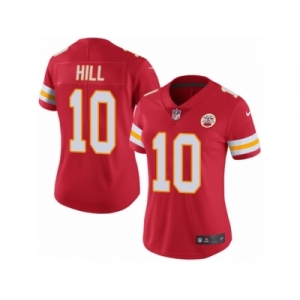 Women's Nike Kansas City Chiefs #10 Tyreek Hill Limited Red Rush NFL Jersey